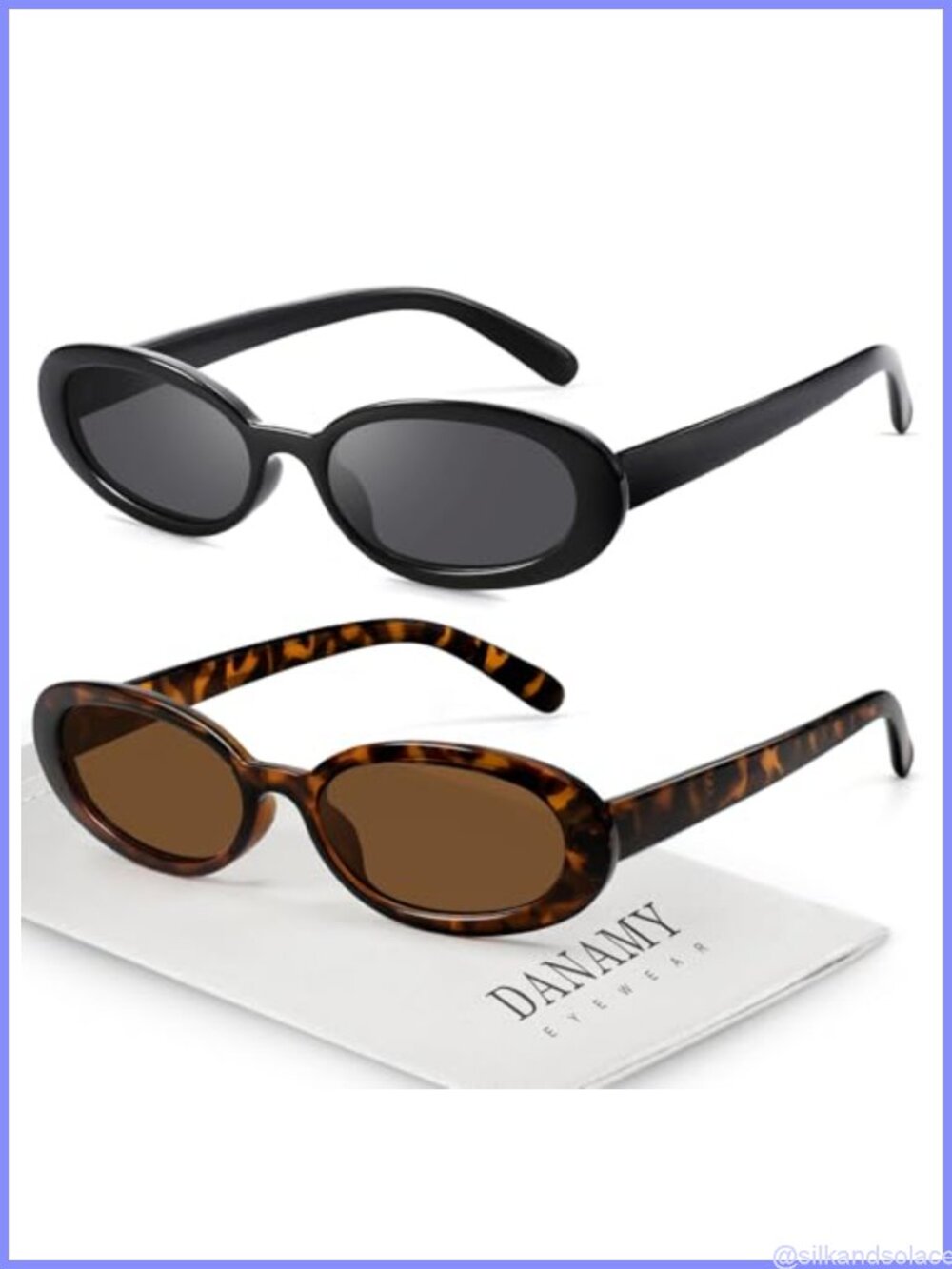 Retro Oval Sunglasses UV400 Polarized Lightweight Driving Shades